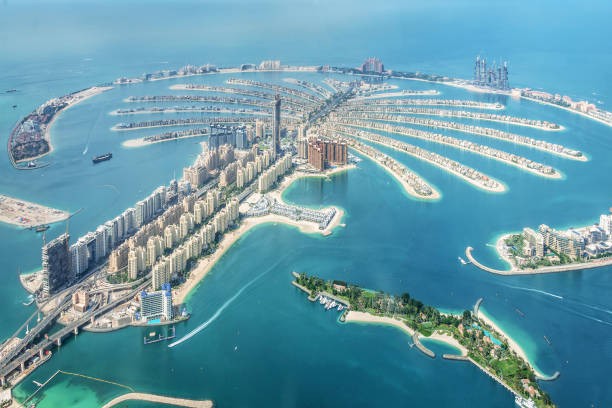 Vista aérea de Palm Jumeirah